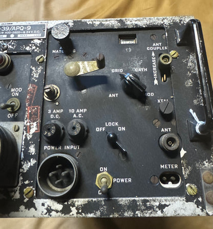 WWII T-39/APQ-9 Radar Transmitter Tuning Unit