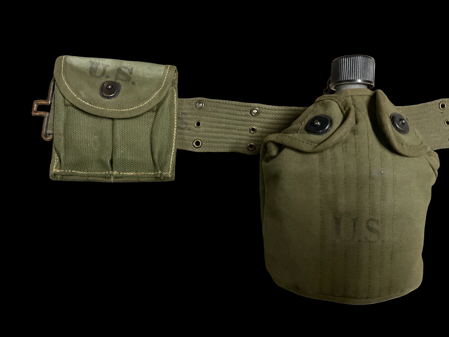 WWII US Army Pistol Belt Rig