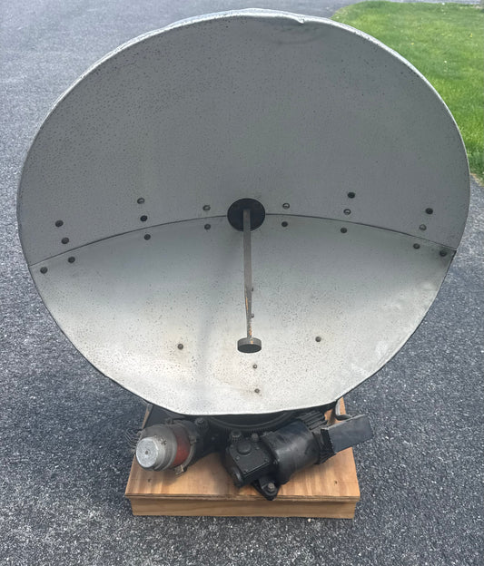 WWII U.S. military AS-54A/APQ-13 radar dish antenna