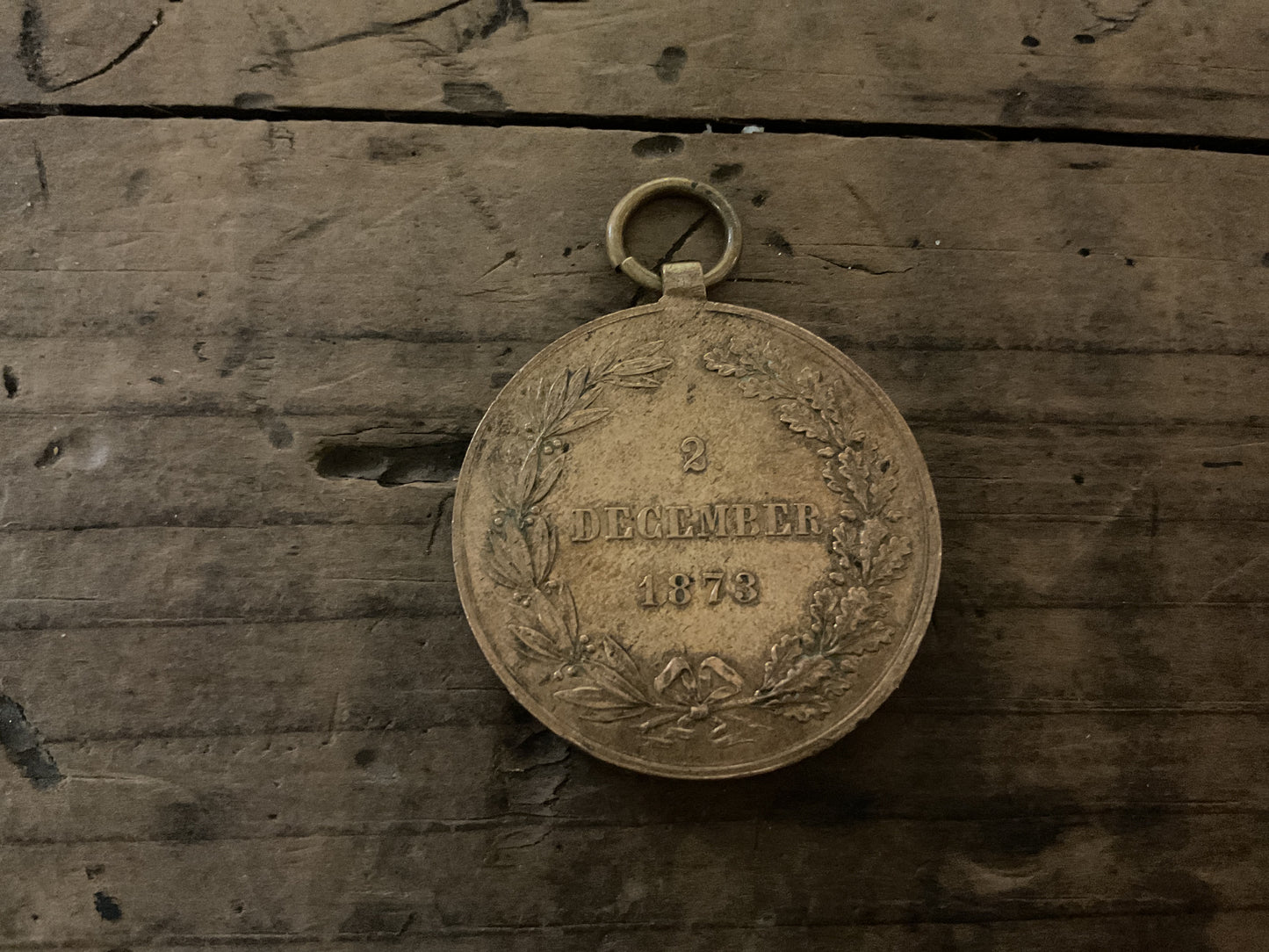Austria-Hungarian 1873 War Medal-Franz Joseph I-Kriegsmedaille-Original Imperial Austrian Military Decoration