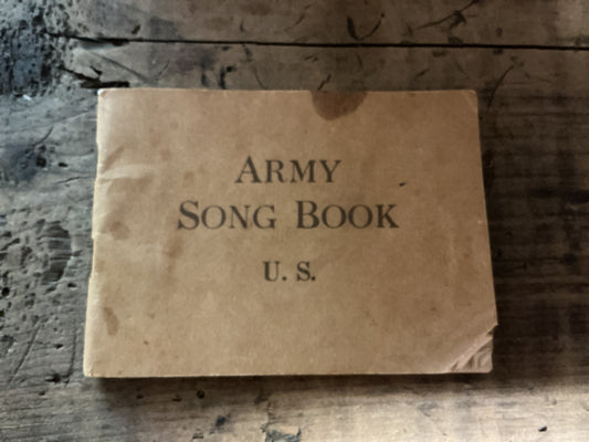 1918 U.S. Army Song Book-WWI War Dept Issued Pocket Song Book