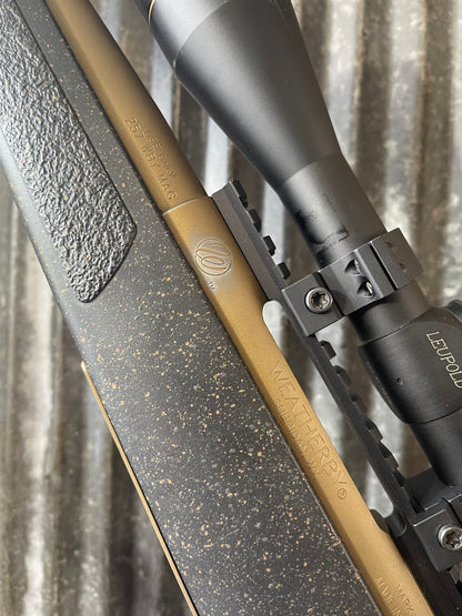 Weatherby Mark V Hunter Bronze – .257 Weatherby Magnum – Leupold VX-II 3-9x Scope – Box & Paperwork
