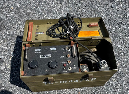 U.S. Military TS-184A/AP Radar Test Set with Original Transit Case – Cold War Aviation Electronics