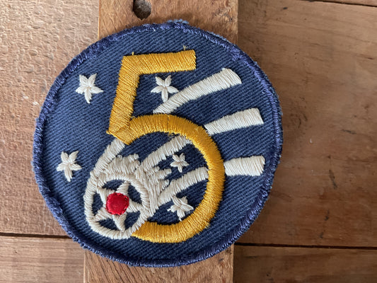 WWII Australian Made 5th Army Air Corps Patch