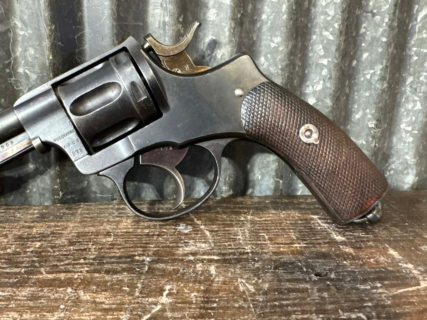 Husqvarna Model 1887 (m/1887) Swedish Nagant Officers Revolver
