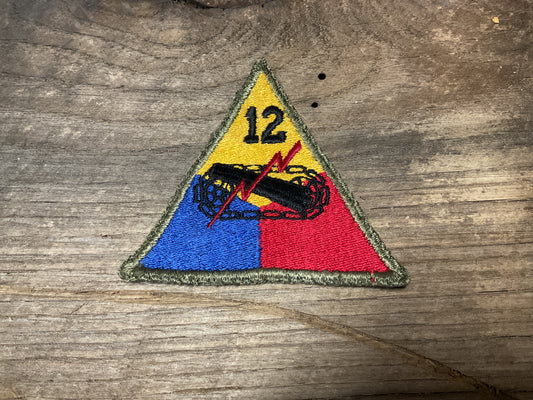 12th Armored Division Patch