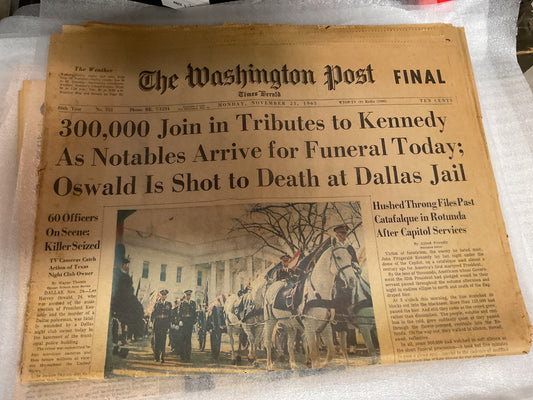 The Washington Post “Oswald Shot”