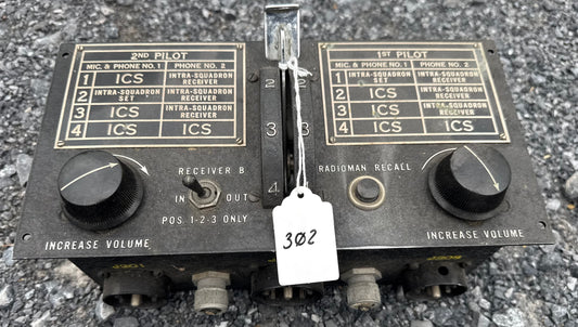WWII U.S. Navy RL-24C Pilots’ Control Box – Aircraft Interphone Equipment