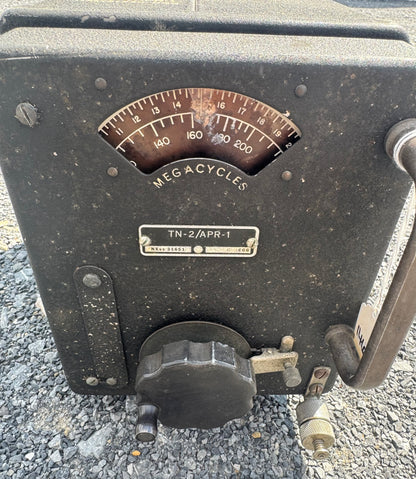 WWII U.S. Navy TN-2/APR-1 Radar Tuning Unit – Megacycles Dial