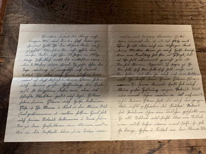 WWII German Soldier Feldpost Letter-July 22, 1940-France Campaign/Homecoming Content-Original Envelope