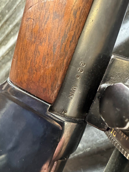 Custom Winchester 1885 High Wall Target Rifle – .225 Winchester – Heavy Barrel – B&L Balvar 24 Scope