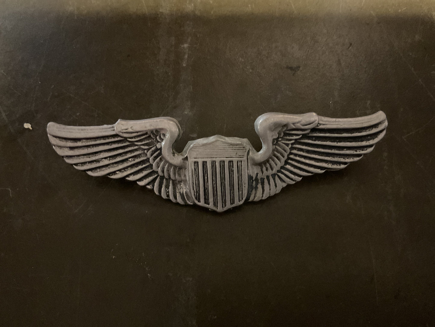 WWII U.S. Army Air Force’s Pilot Wings-Clutch-back, c. 1941-45