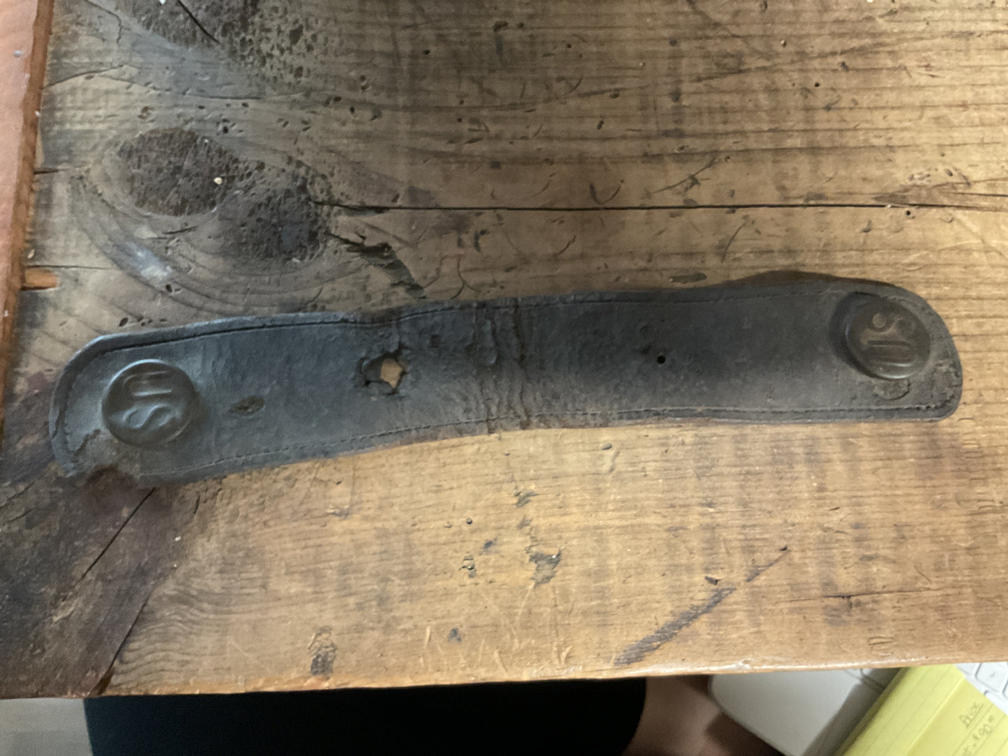 Original U.S. Military Leather Frog-Civil War Era/Indian Wars Style