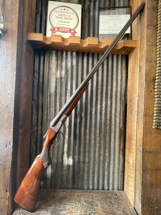 A.H. Fox Sterlingworth 12 Gauge Side-by-Side – Two Barrel Set – Philadelphia Made – Serial 99233