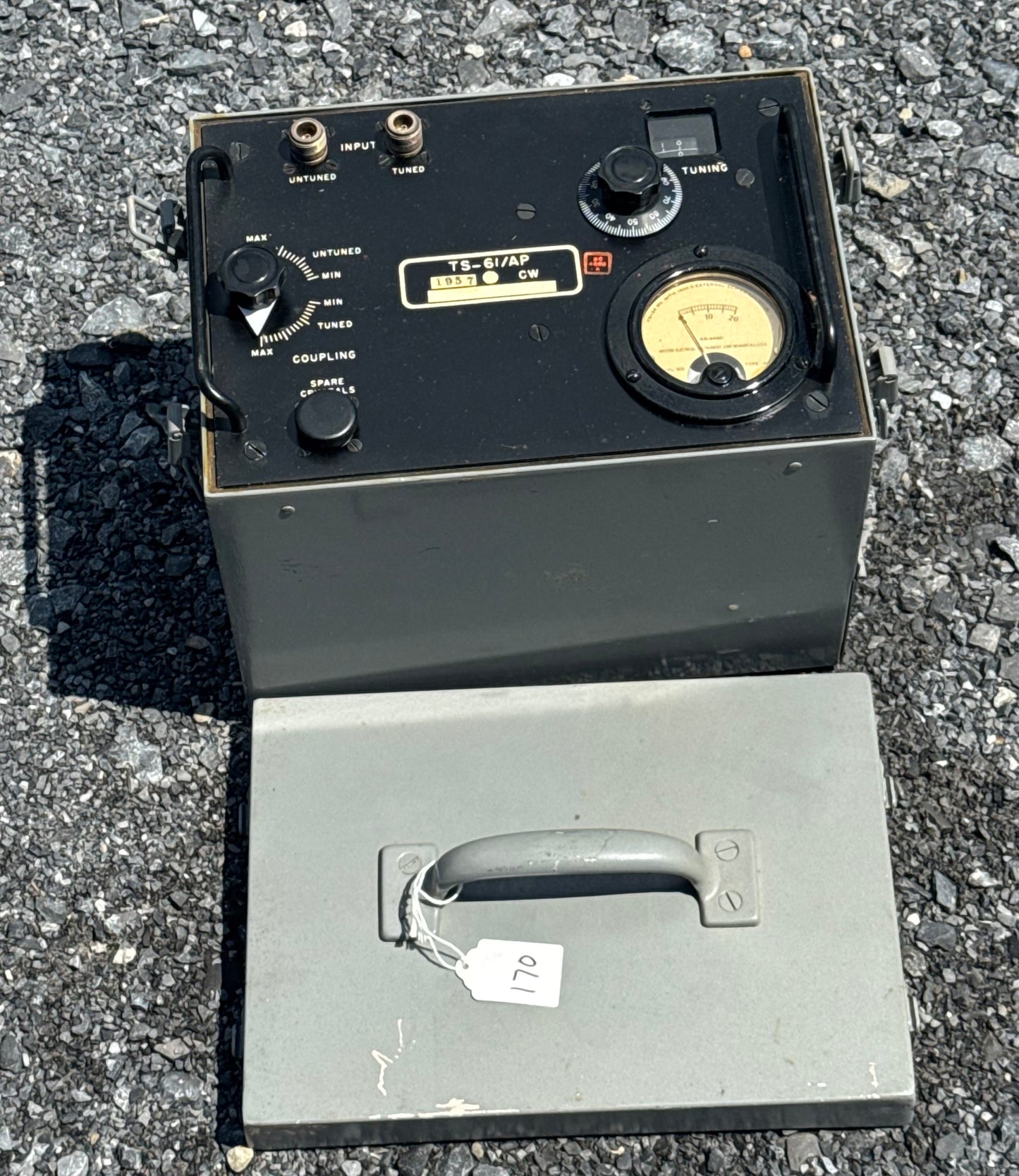U.S. Military TS-61/AP Crystal Calibrator Test Set with Original Transit Cover