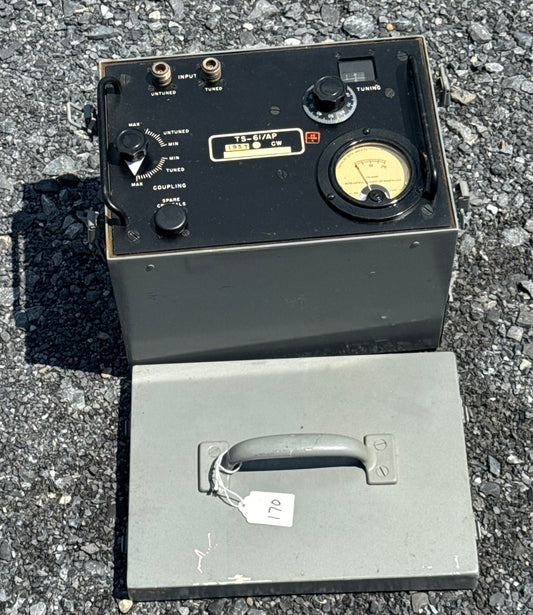 U.S. Military TS-61/AP Crystal Calibrator Test Set with Original Transit Cover