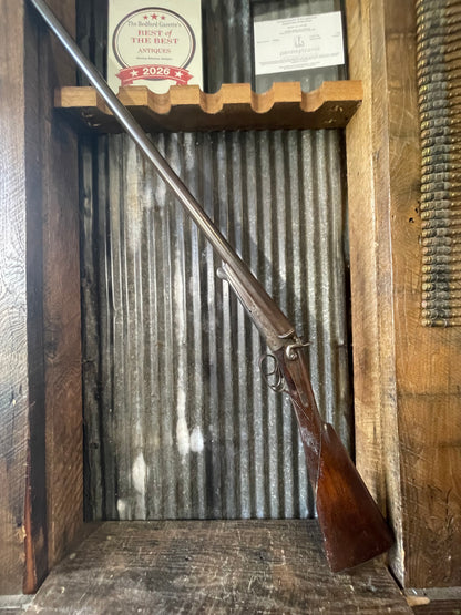 W&H Hudson Belgian-Made Antique Side-by-Side Hammer Shotgun – Underlever