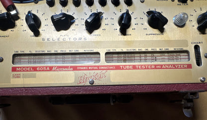 Hickok Model 605A Micromho Dynamic Mutual Conductance Tube Tester