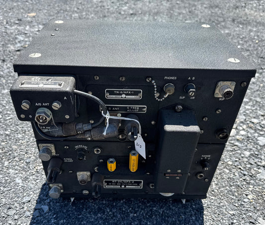 WWII U.S. Military APX-1 IFF Transponder Set – RT-24/APX-2, TN-8/APX-1 & CU-13/APX-1