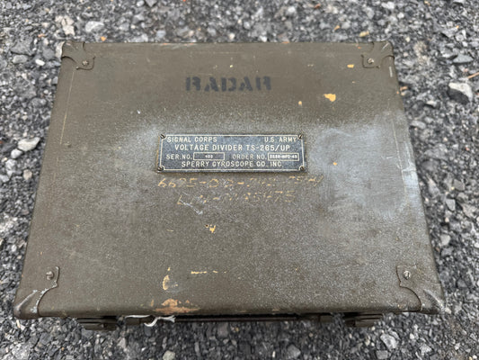 WWII U.S. Army Signal Corps TS-265/UP Voltage Divider