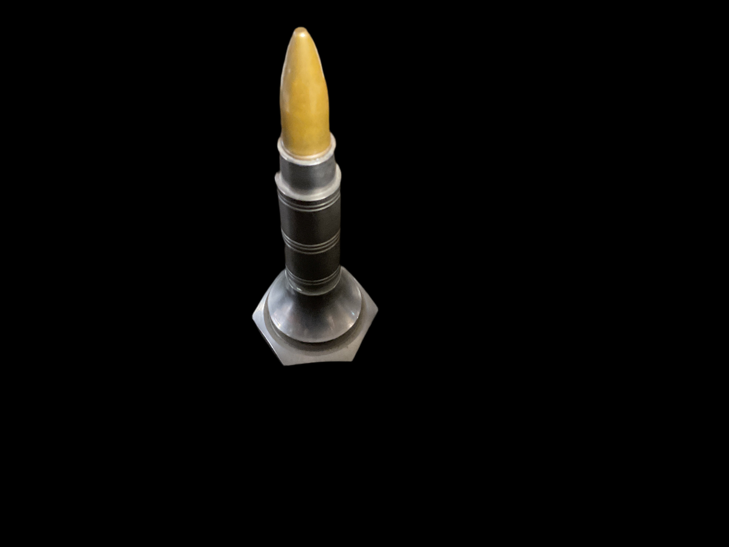 Vintage Trench Art Desk Display (paperweight)