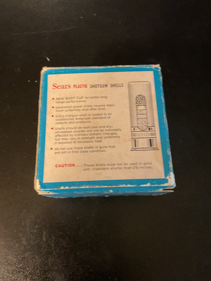 Vintage Sears Xtra-Range 12 Gauge Plastic Shotgun Shells — Full Box of 25