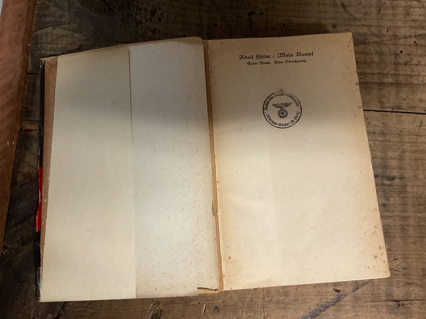 1933 Adolf Hitler Mein Kampf Two-Volume Set w/ Original Dust Jacket