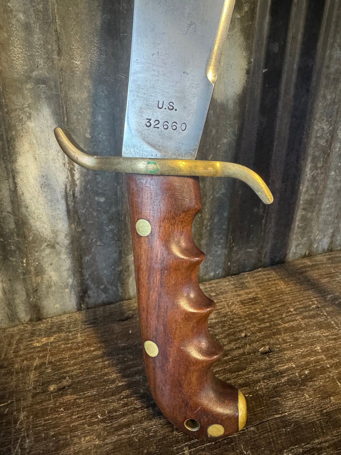 WWI U.S. Model 1913 Bolo Knife & Scabbard-HIGH Condition!