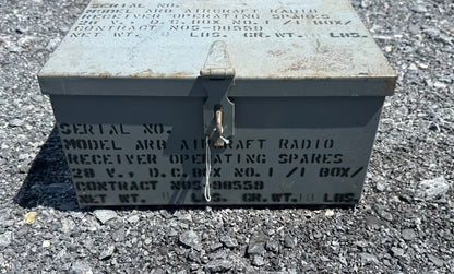 WWII U.S. Navy ARB Aircraft Radio Receiver Operating Spares Kit with Original Contents
