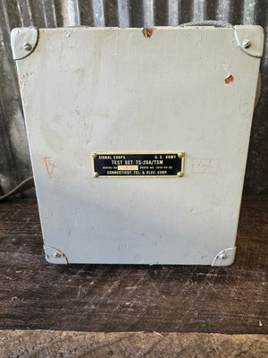 WWII U.S. Signal Corps Test Set TS-26A/TSM – Cable Tester Kit