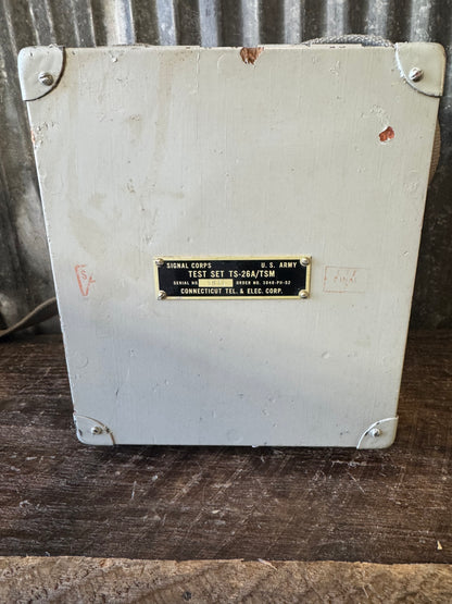 WWII U.S. Signal Corps Test Set TS-26A/TSM – Cable Tester Kit