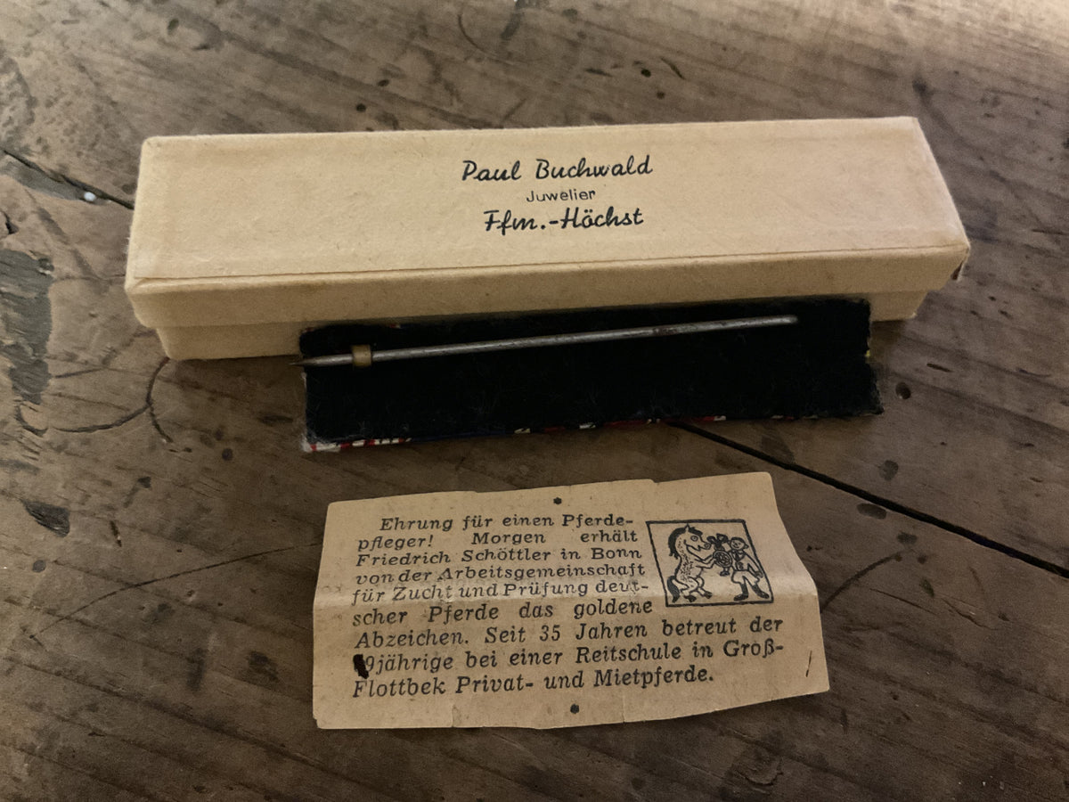 German WWII Six-Place Ribbon Bar w/ Paul Buchwald Box