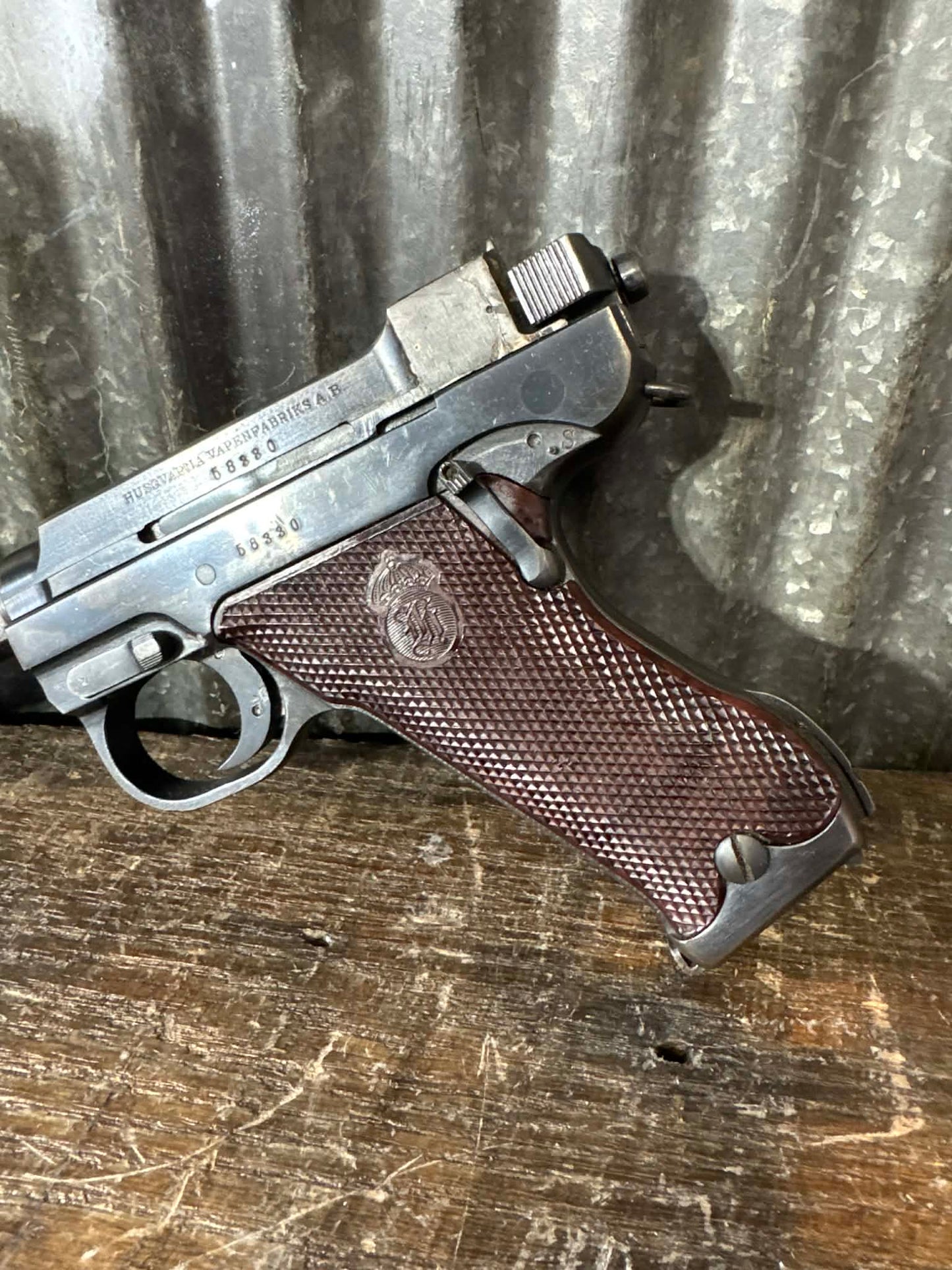Husqvarna Lahti Model 40 (m/40) Pistol – Numbers Matching