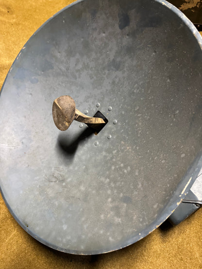 Vintage Military Radar Antenna Assembly CS-66ACN-1 — 24V DC Dish Unit