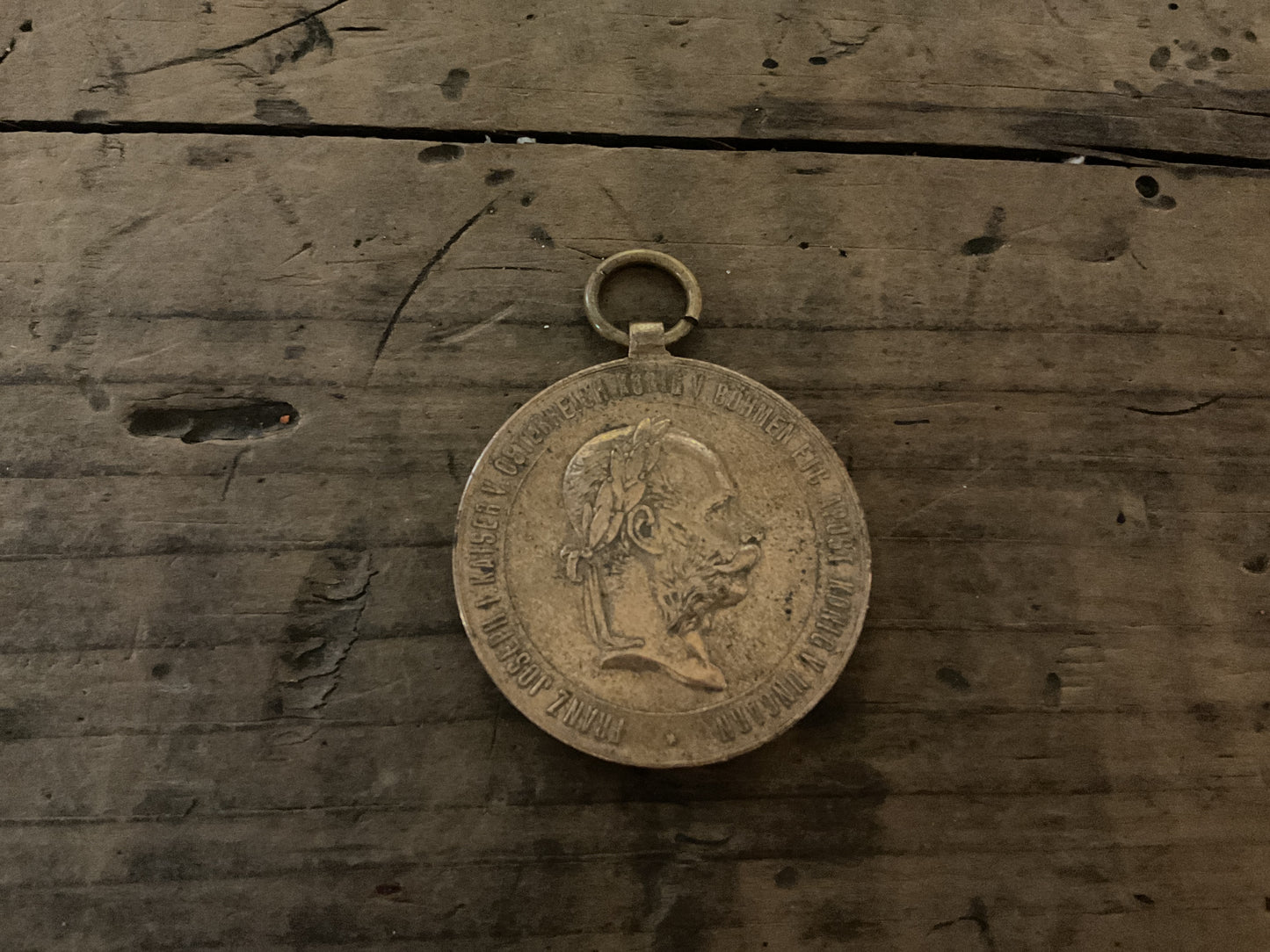 Austria-Hungarian 1873 War Medal-Franz Joseph I-Kriegsmedaille-Original Imperial Austrian Military Decoration