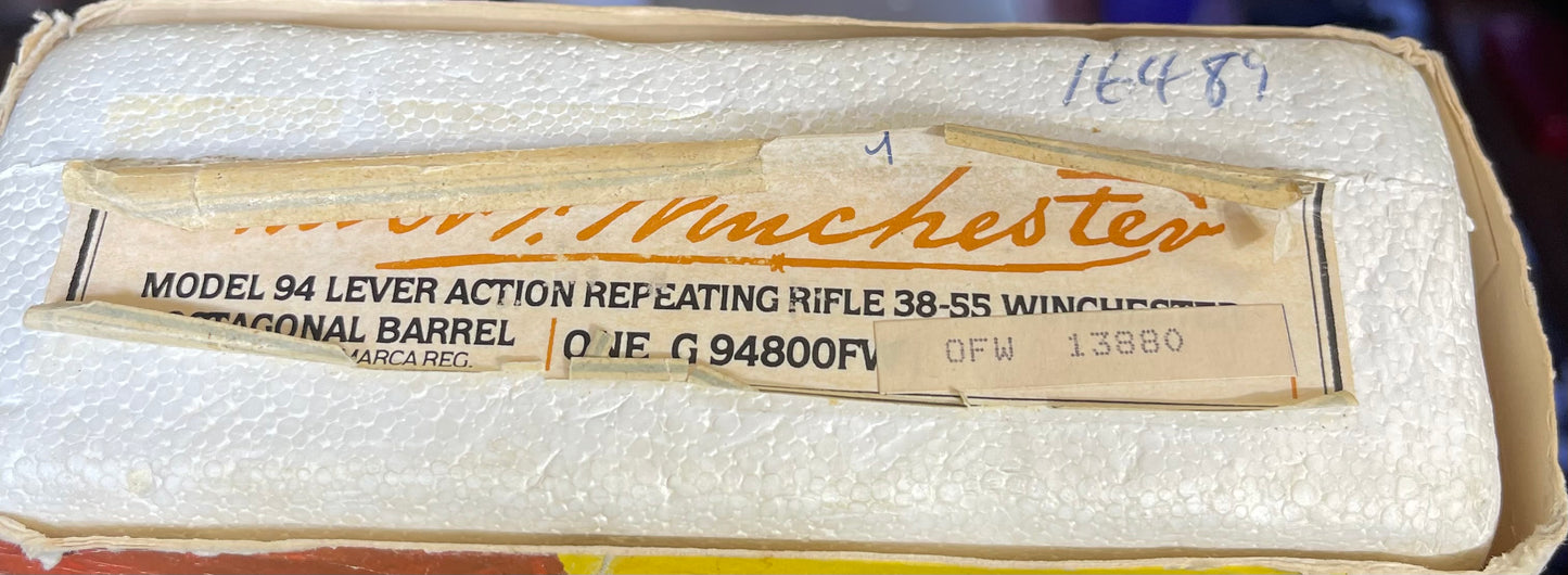 Winchester Model 94 Oliver F. Winchester Commemorative – .38-55 Win – New in Box – Unfired