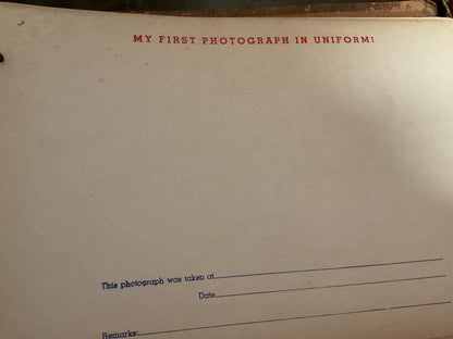 Soldier’s Service Diary WWII (unused)