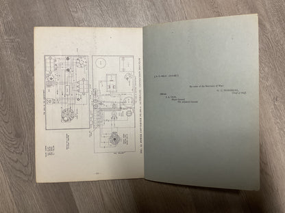 Technical Manual For SCR-284-A Radio Set