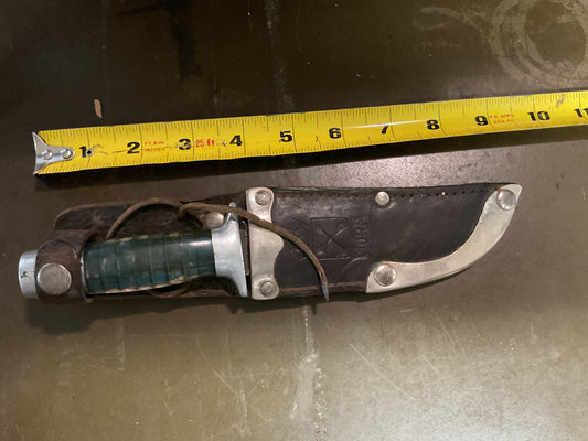 WWII Theatre Knife (crown Mora Stamped sheath)