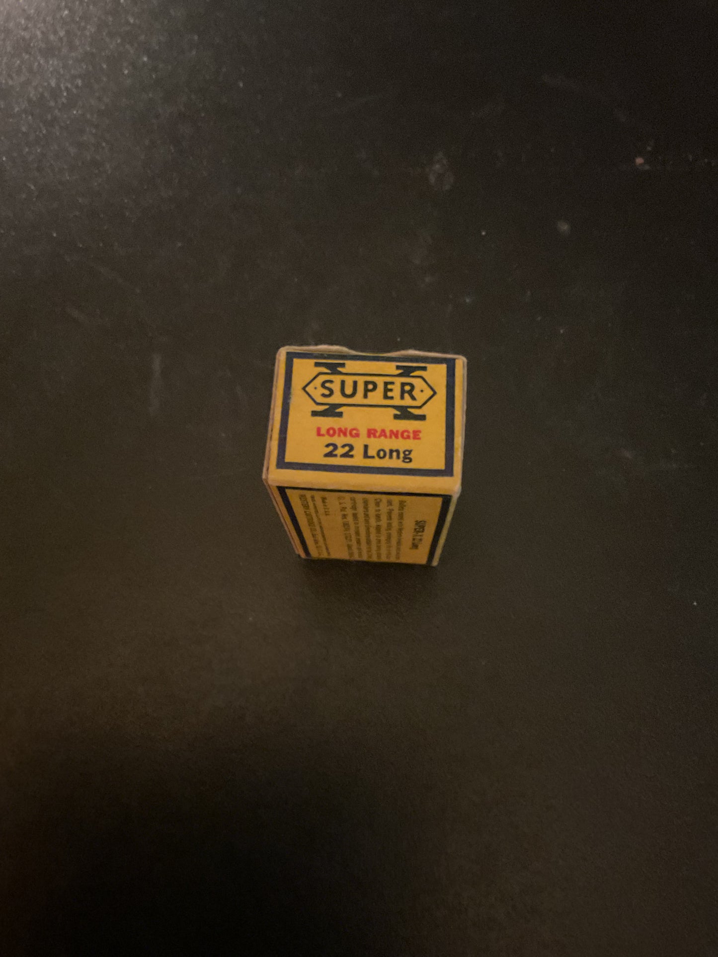 Vintage Western Super-X .22 Long Rimfire Cartridges — Full Box of 50