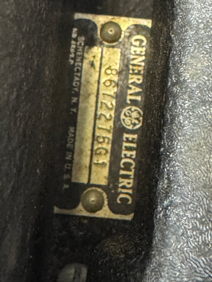 WWII General Electric Aircraft Hydraulic Pump Assembly with Pressure Switch