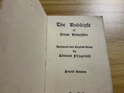 Antique Pocket Edition-“The Rubaiyat of Omar Khayyam”-Edward FitzGerald Translation-Published by Barse & Hopkins