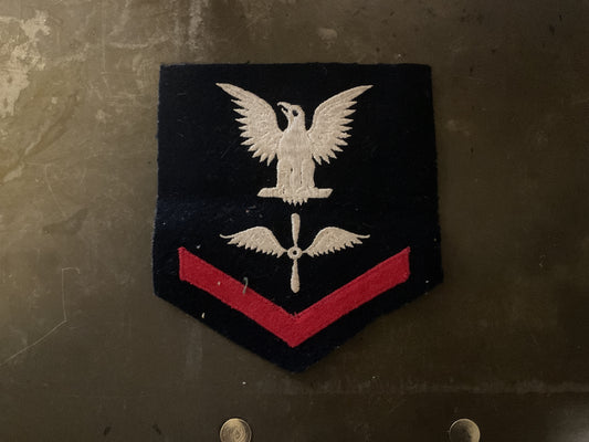Vintage WWII U.S. Navy Machinist’s mate MM3 E-4 Badge-Aviation Propeller Patch