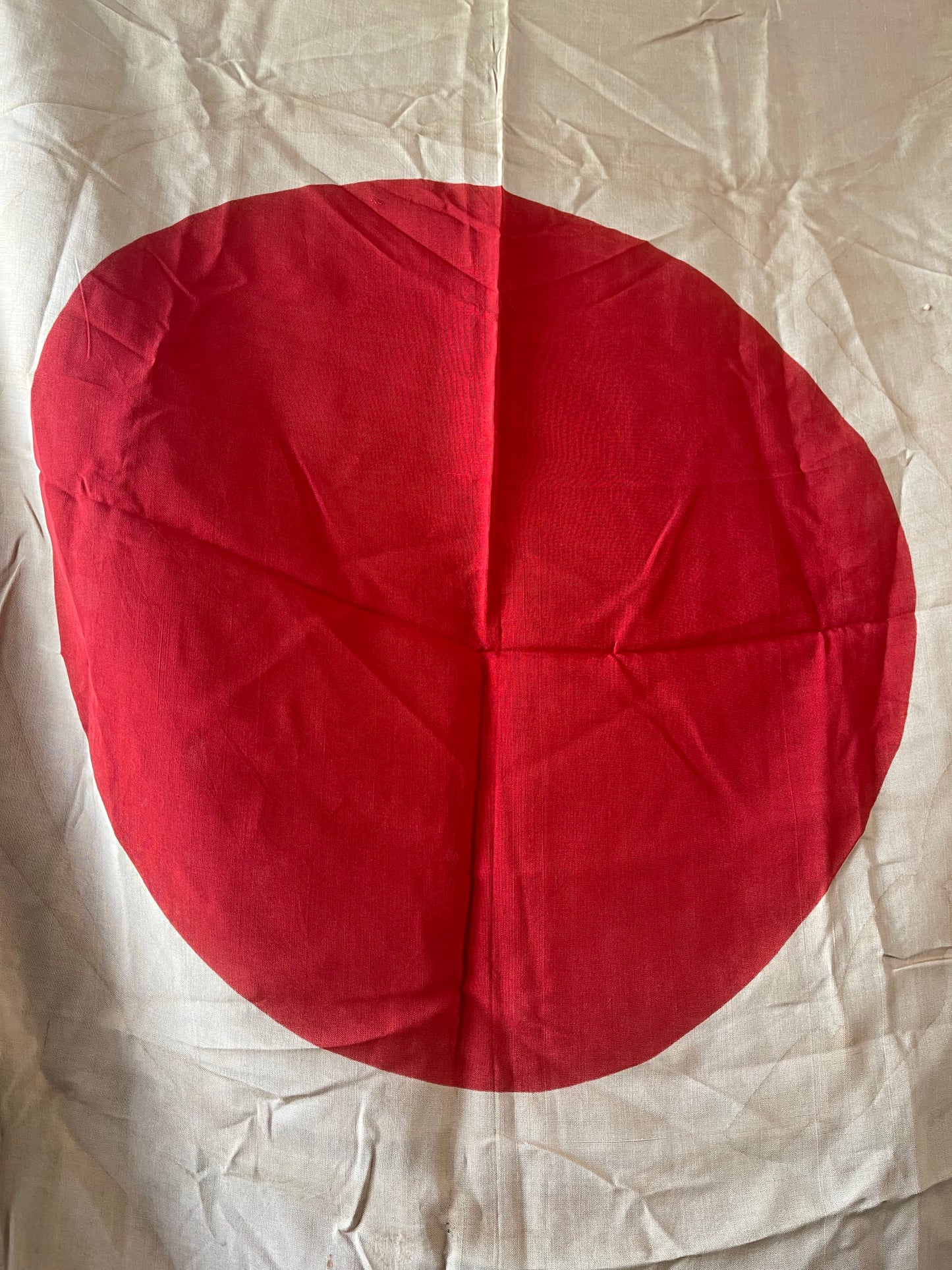 Large WWII Japanese National Flag (Hinomaru) – Silk Construction – Bring Back Display