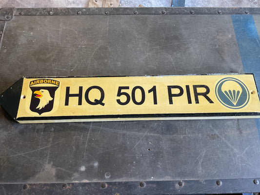 Airborne Road Sign