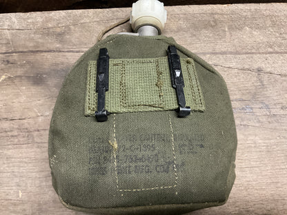 Vintage U.S. Army Artic Issue Carellon Metal Canteen with Cover