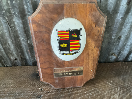 Marine Attack Squadron Farewell Plaque (named)