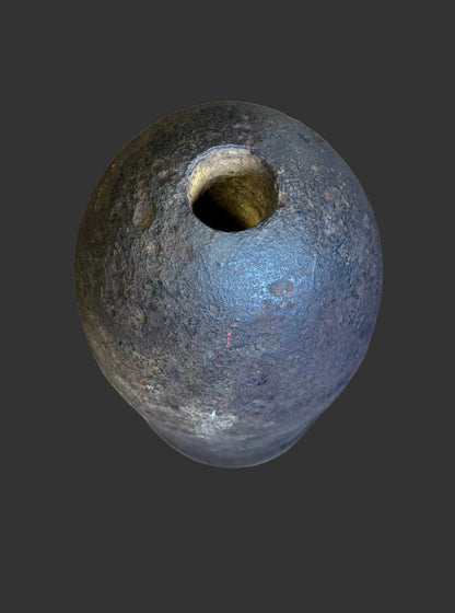 Massive Civil War 200-Pound Parrott Rifle Shell – 94 lb Inert Siege Artillery Projectile with Original Copper Sabot