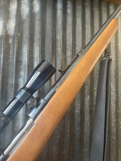 J.C. Higgins Model 50 Bolt-Action Rifle – .30-06 Springfield – FN Mauser Action – Bushnell Sportview Scope