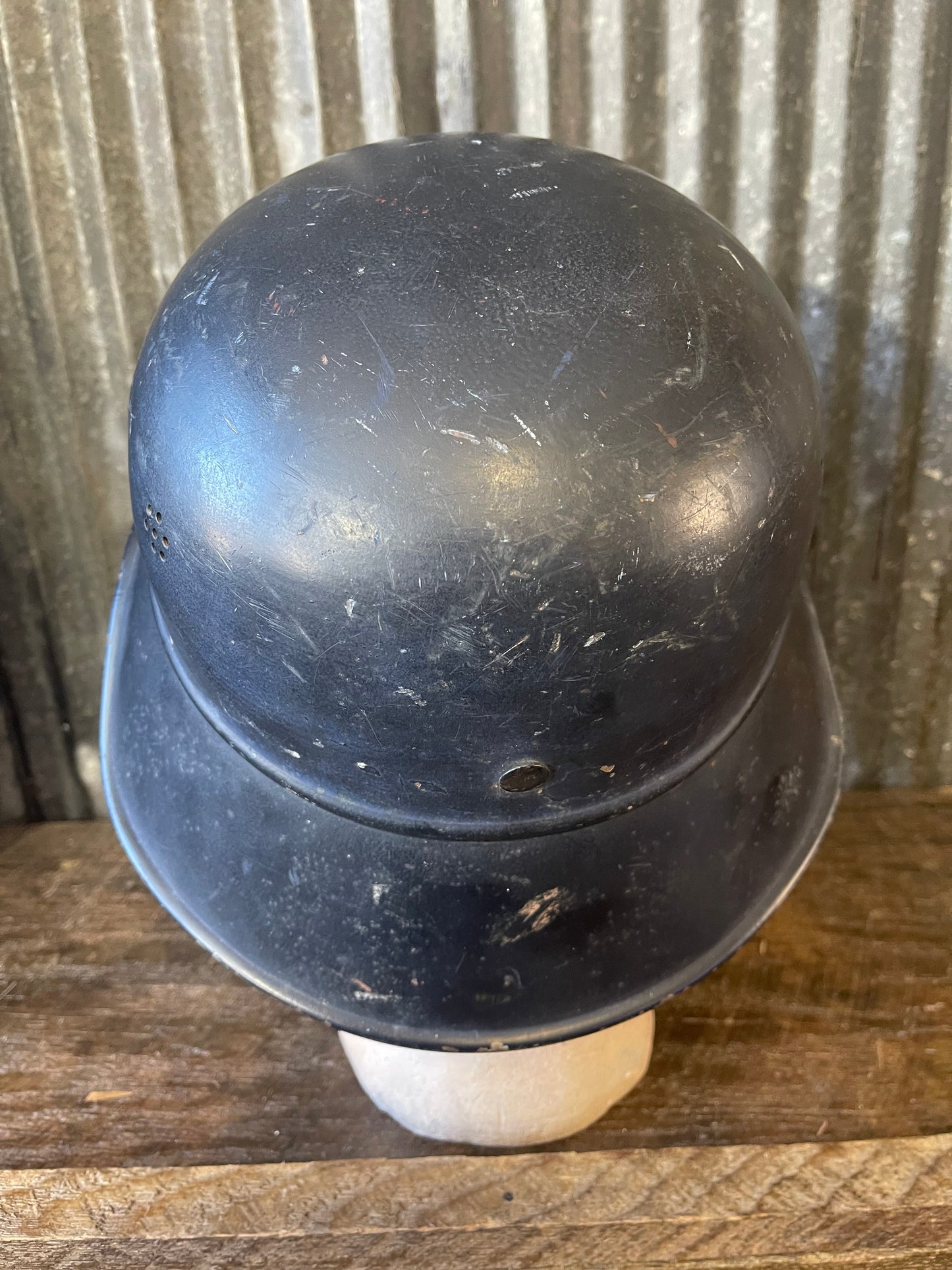 WWII German Luftschutz Gladiator Helmet – Named “RABAS” – Complete Liner